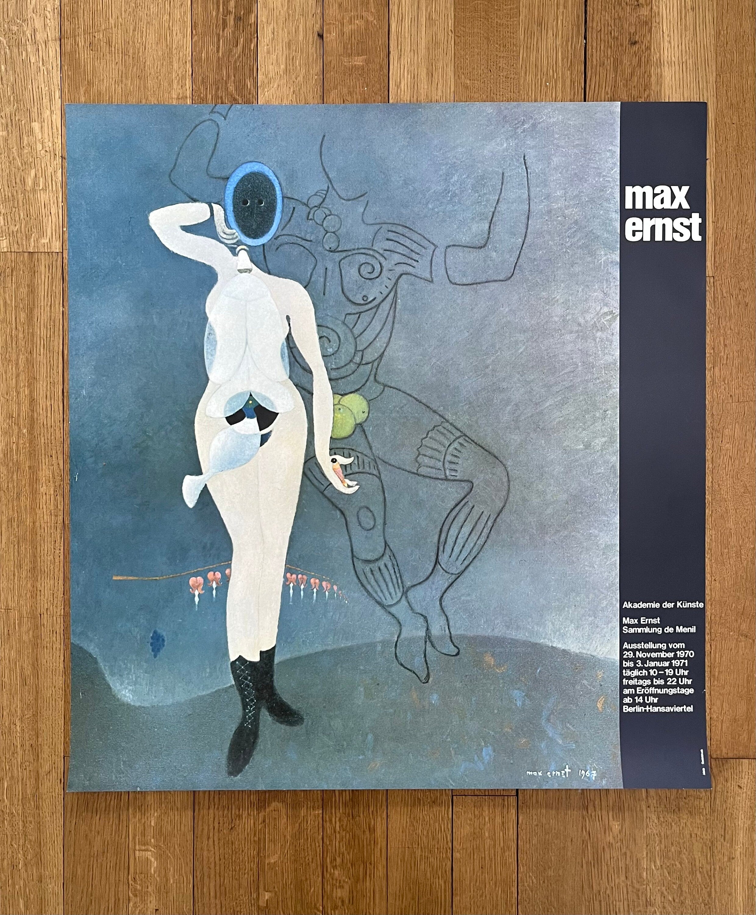 Max Ernst originales Kunstplakat – 84×90 cm