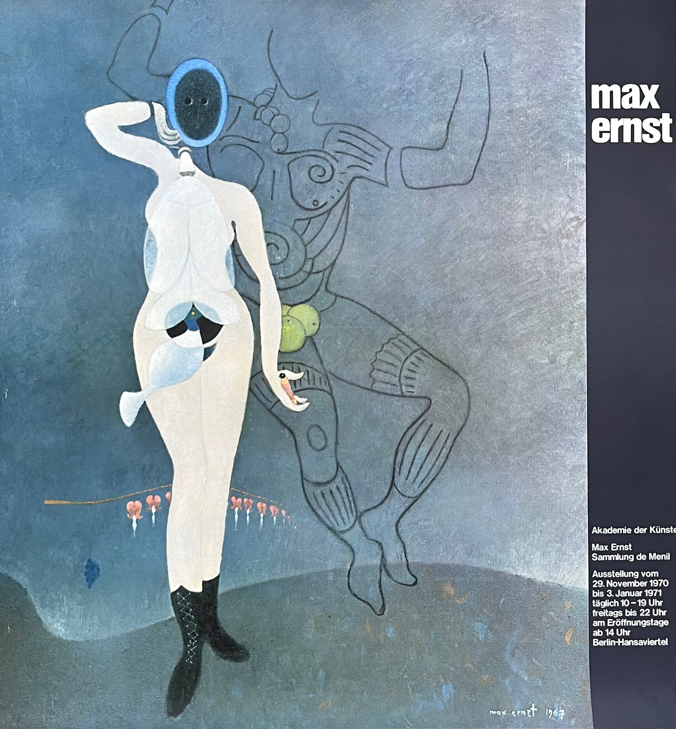 Max Ernst originales Kunstplakat – 84×90 cm