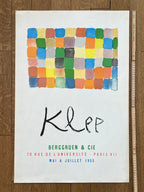 Paul Klee original art poster - 19.7"×29.3" (50×74.5cm)