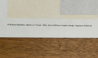 Richard Hamilton Kunstplakat handsigniert - 35.6"×50.4" (90.5×128cm)
