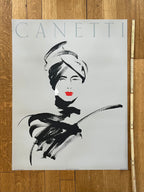 Michel Canetti original art poster - 26.0"×33.9" (66×86cm)
