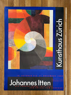 Johannes Itten original art poster - 35.6"×50.4" (90.5×128cm)
