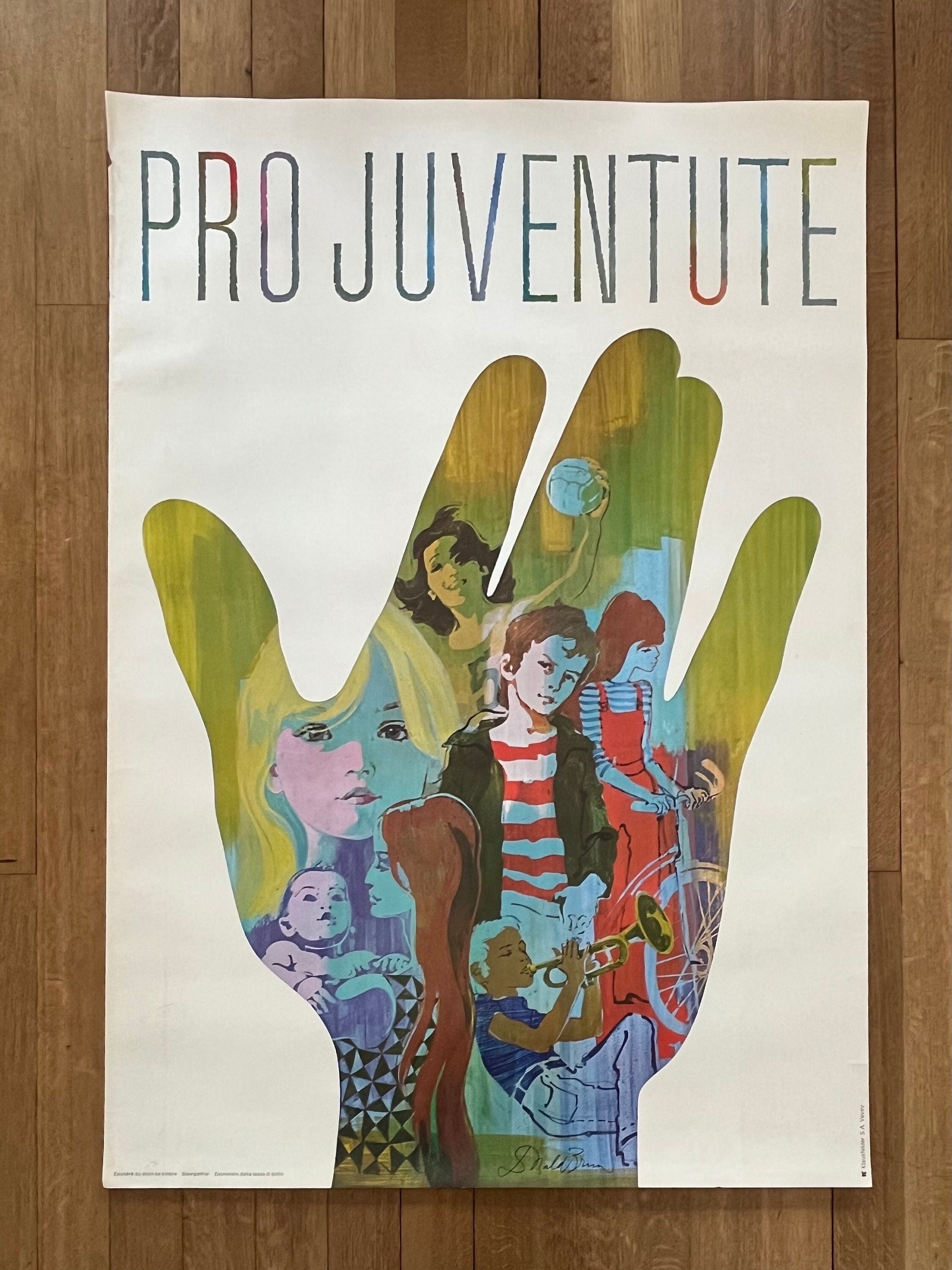 Pro Juventute Original-Kunstposter - 90,5 × 128 cm