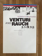 Original-Kunstausstellungsplakat von Venturi und Rauch – 90,5 × 128 cm