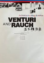 Original-Kunstausstellungsplakat von Venturi und Rauch – 90,5 × 128 cm