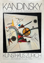 Kandinsky Original Kunstdruck-Ausstellungsplakat - 90,5×128cm
