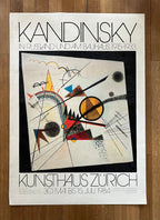 Kandinsky Original Kunstdruck-Ausstellungsplakat - 90,5×128cm