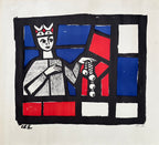 Charles Hindenlang original art print - 32.4"×35.6" (82.2×90.5cm)