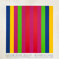 Richard Paul Lohse art exhibition poster used - 34.4"×34.4" (87.5×87.5cm)