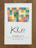 Paul Klee original art poster - 19.7"×29.3" (50×74.5cm)
