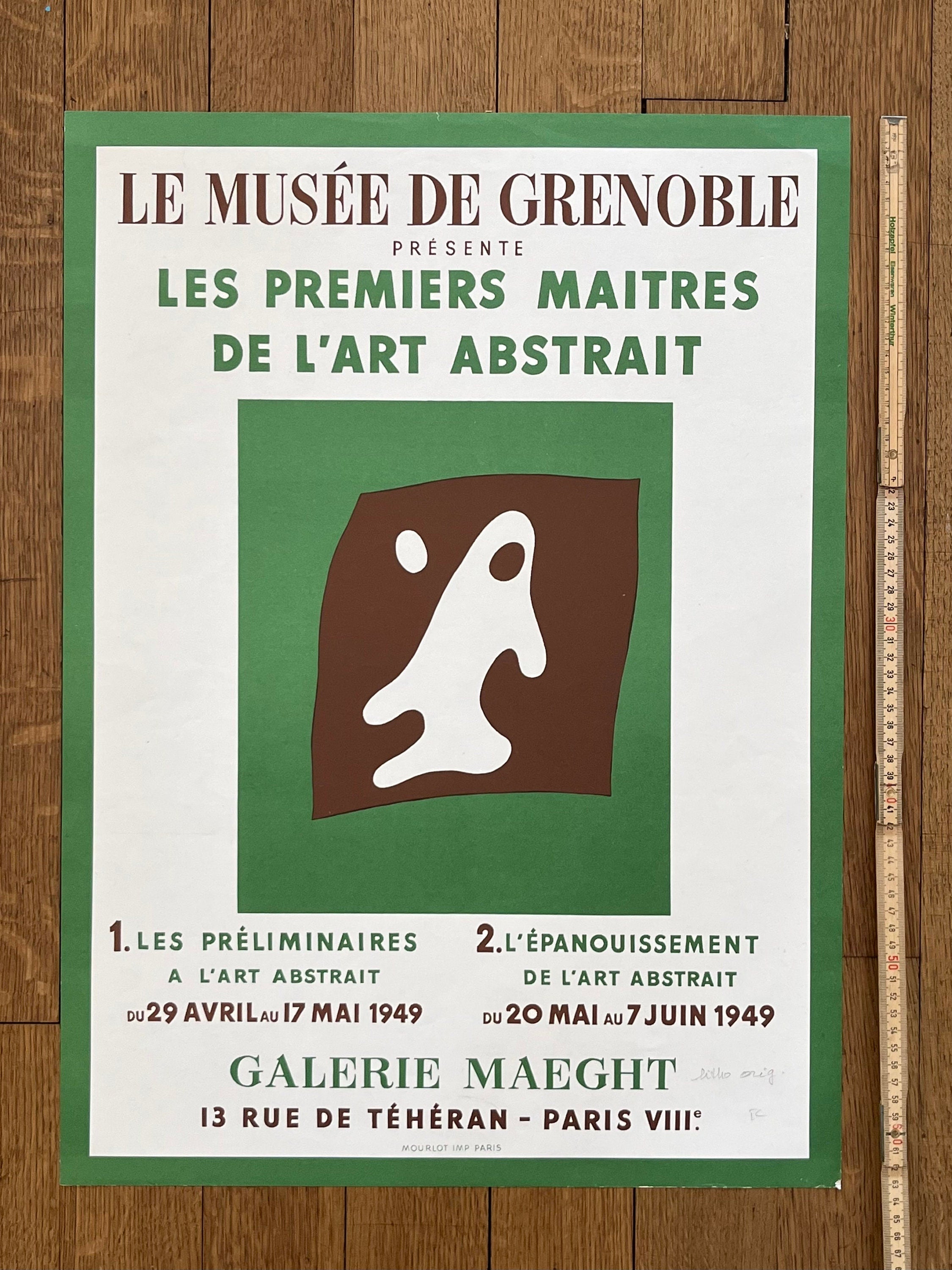 Hans Arp Kunstausstellung Poster – 47 × 64 cm (18.5" × 25.2")