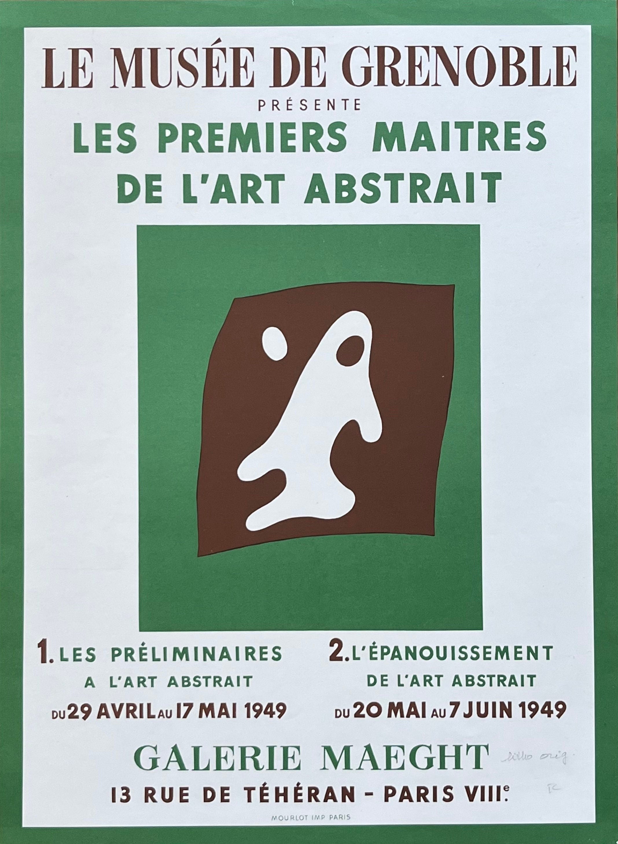 Hans Arp Kunstausstellung Poster – 47 × 64 cm (18.5" × 25.2")