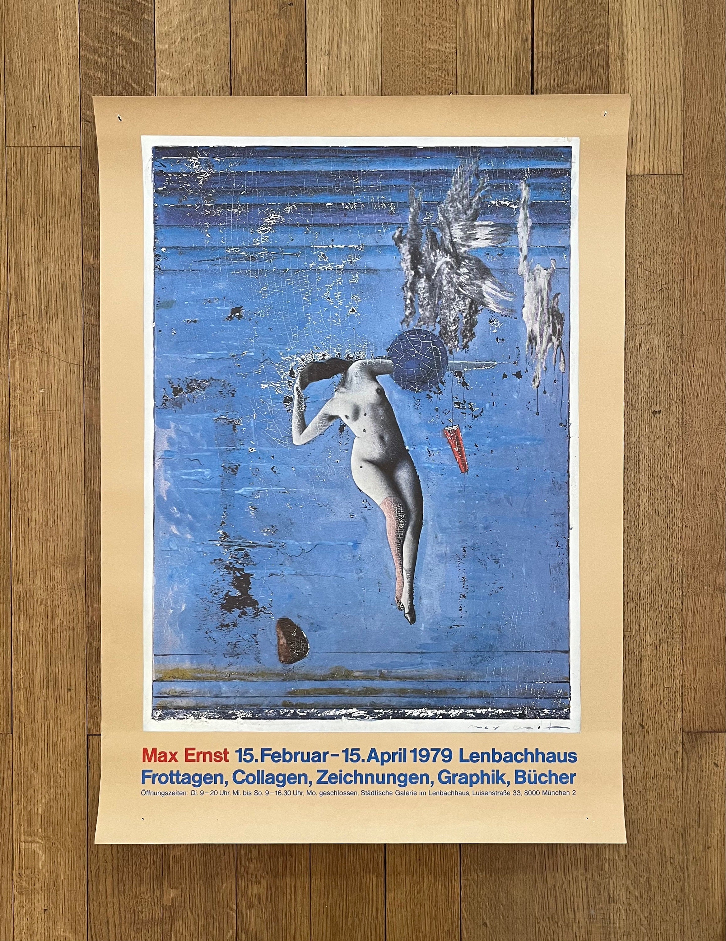 Max Ernst Original-Kunstdruckplakat - 60×84 cm