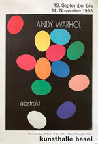 Andy Warhol Art Poster used - 35.6"×50.4" (90.5×128cm)