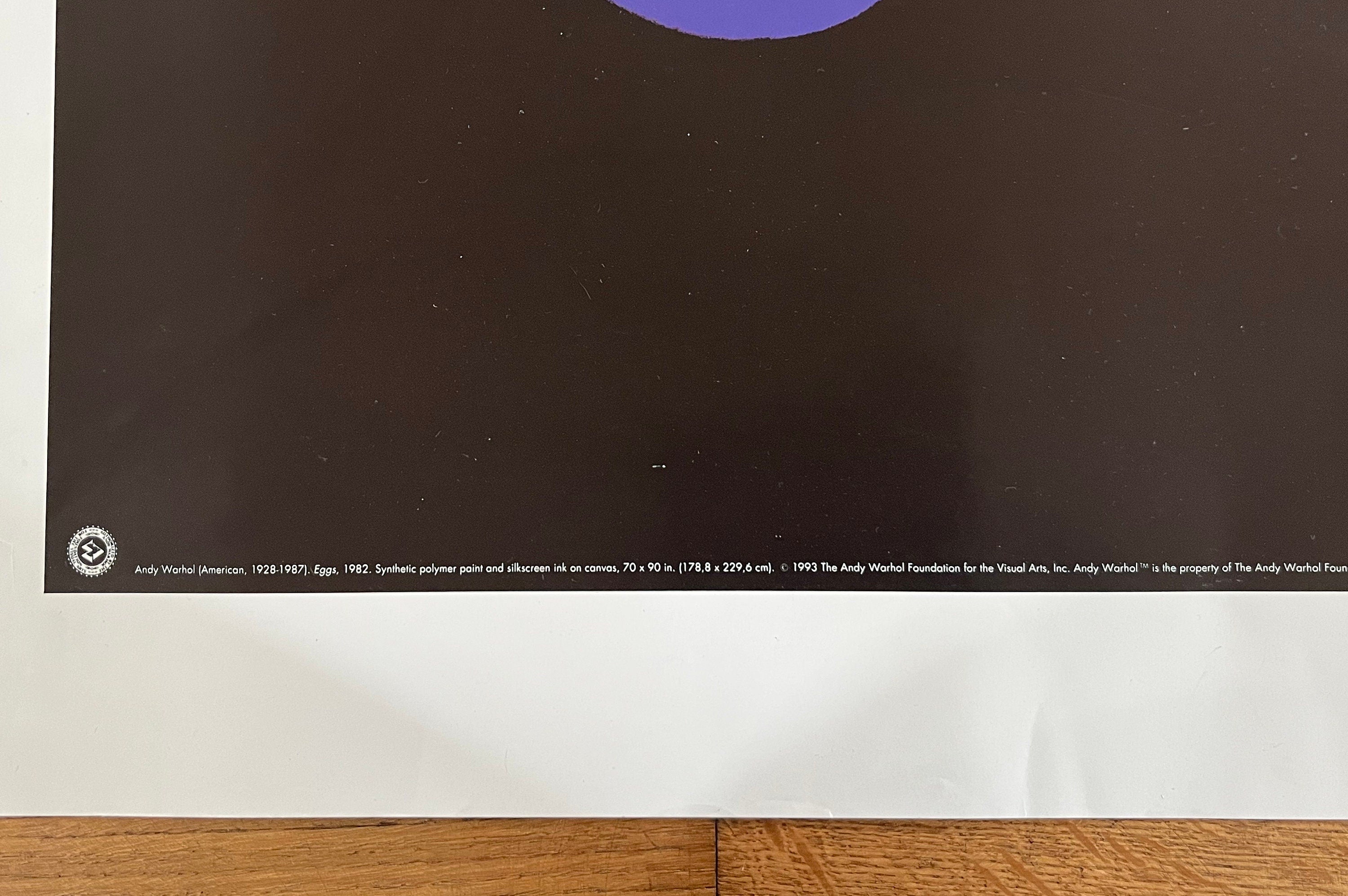 Andy Warhol Art Poster used - 35.6"×50.4" (90.5×128cm)