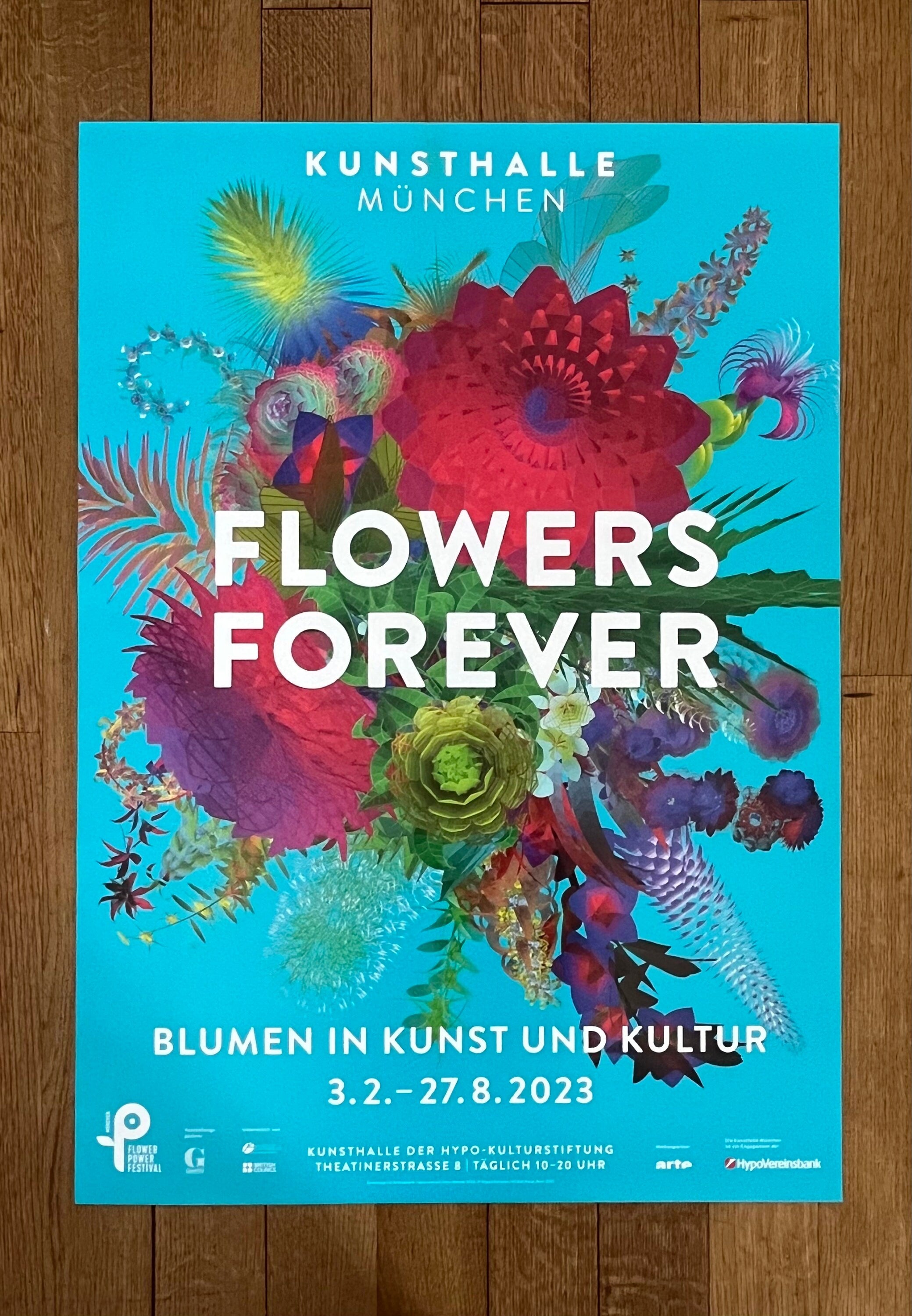 Flower Forever Original Kunstposter - 59.5×84cm