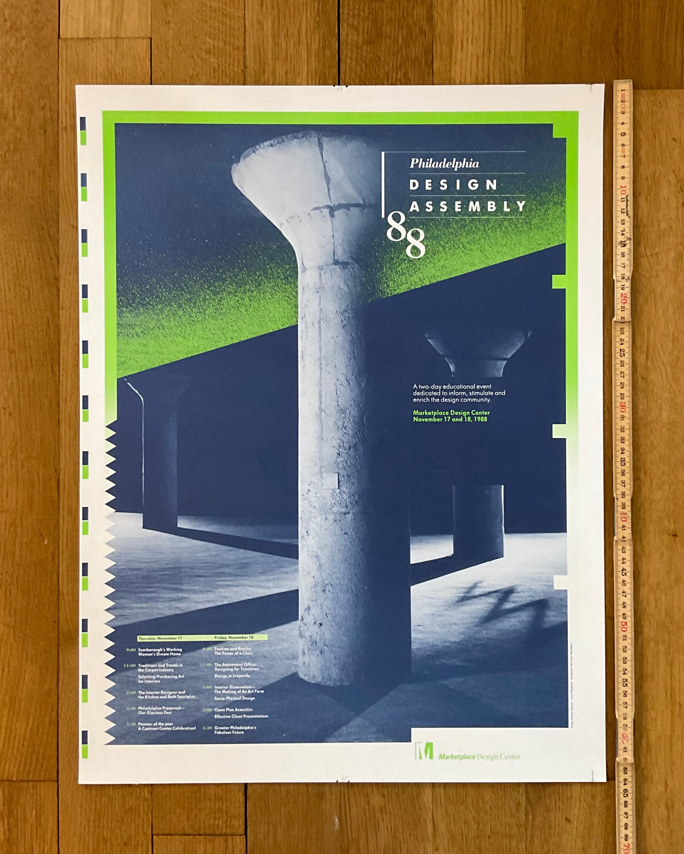 Philadelphia Design Assembly Kunstplakat – 48×64 cm (18.9"×25.2")