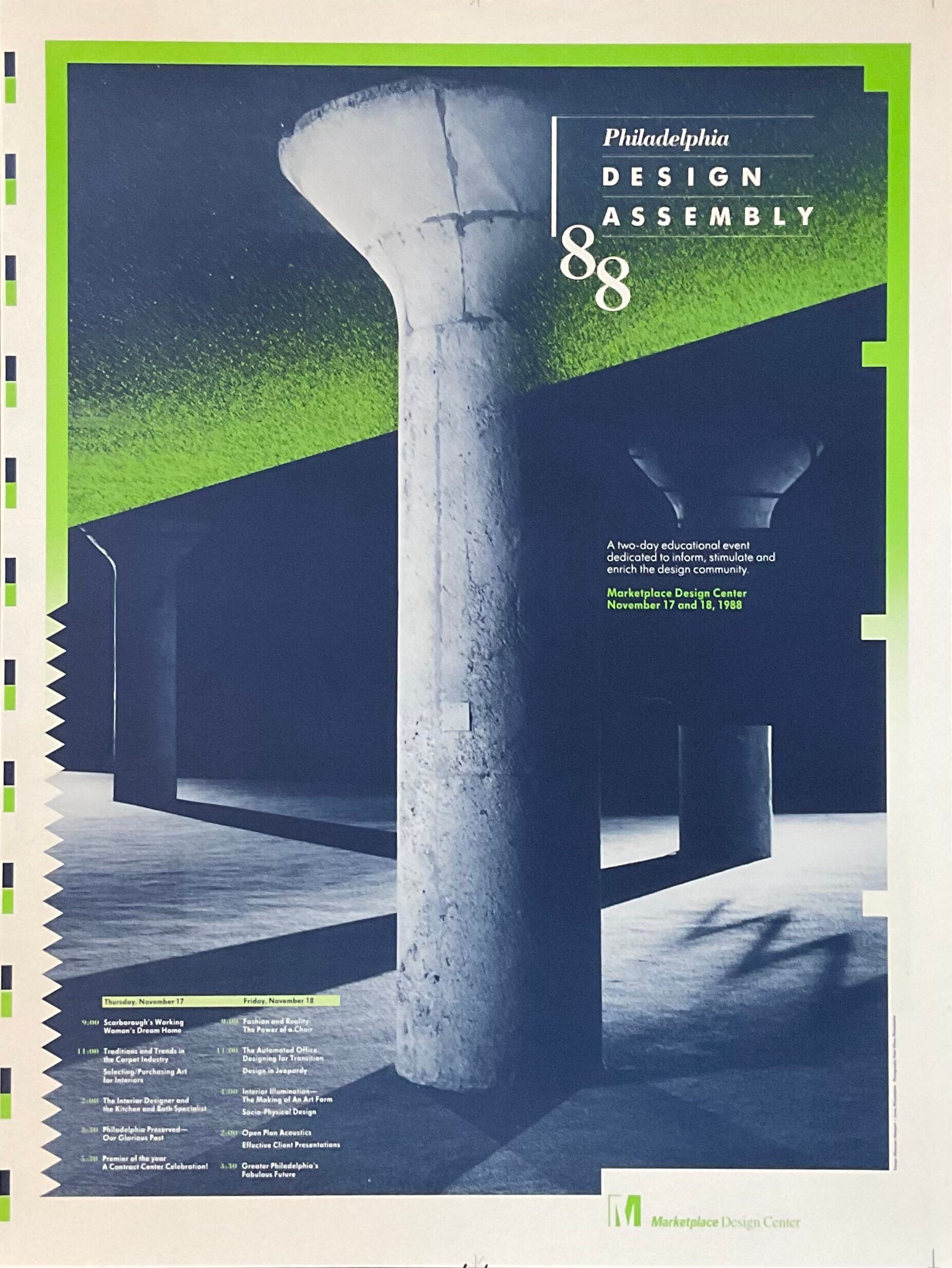 Philadelphia Design Assembly Kunstplakat – 48×64 cm (18.9"×25.2")