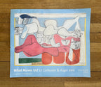 Le Corbusier & Asger Jorn originales Kunstplakat - 70×60cm