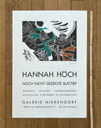 Hannah Höch Original-Kunstplakat – 49×70cm