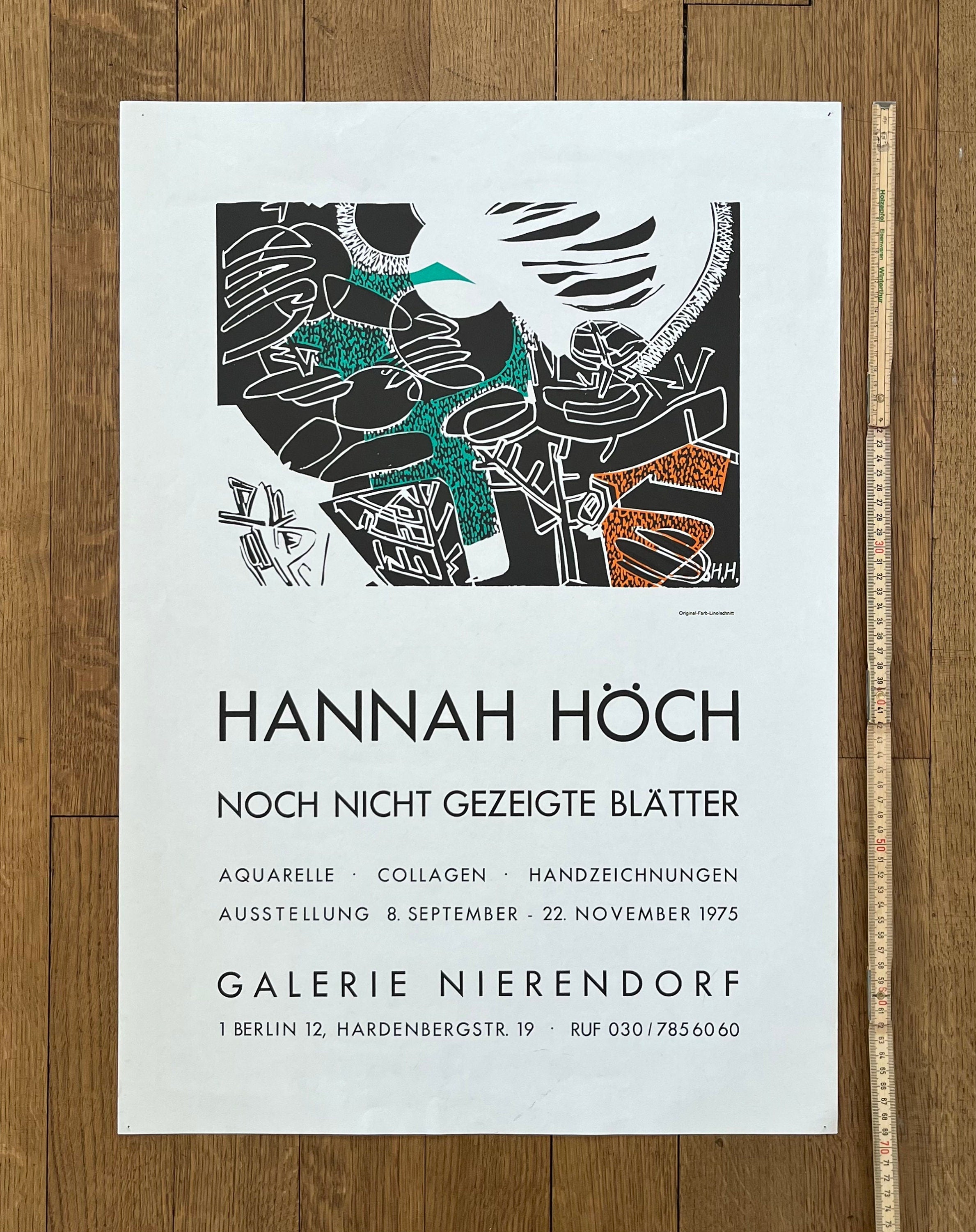 Hannah Höch Original-Kunstplakat – 49×70cm