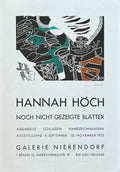 Hannah Höch Original-Kunstplakat – 49×70cm