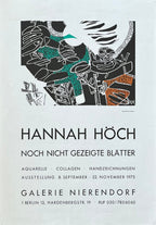 Hannah Höch Original-Kunstplakat – 49×70cm