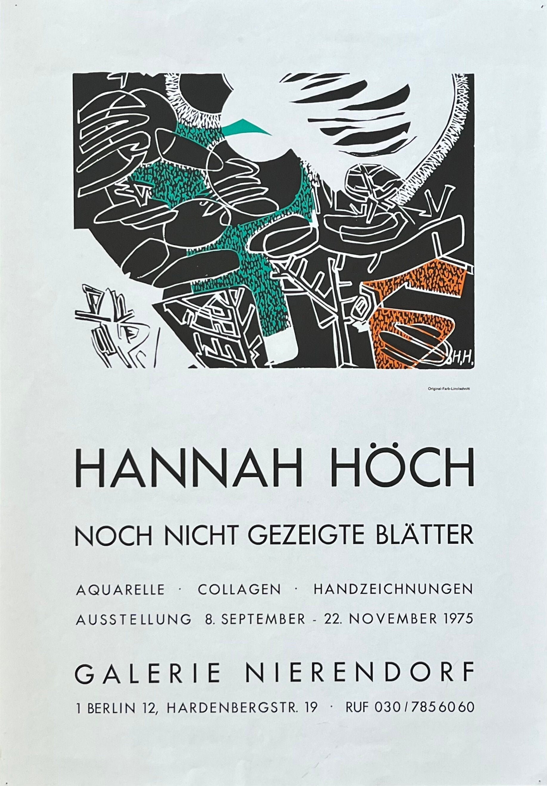 Hannah Höch Original-Kunstplakat – 49×70cm