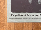 Edvard Munch original art poster - 18.5"×25.4" (47×64.5cm)