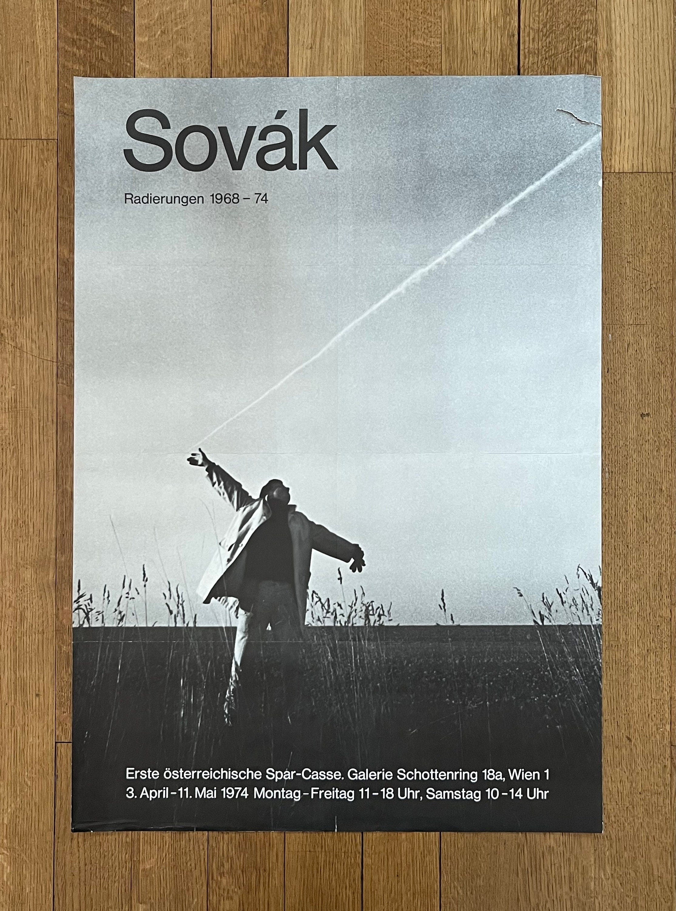 Pravoslav Sovák original art poster - 23.0"×33.1" (58.5×84cm)