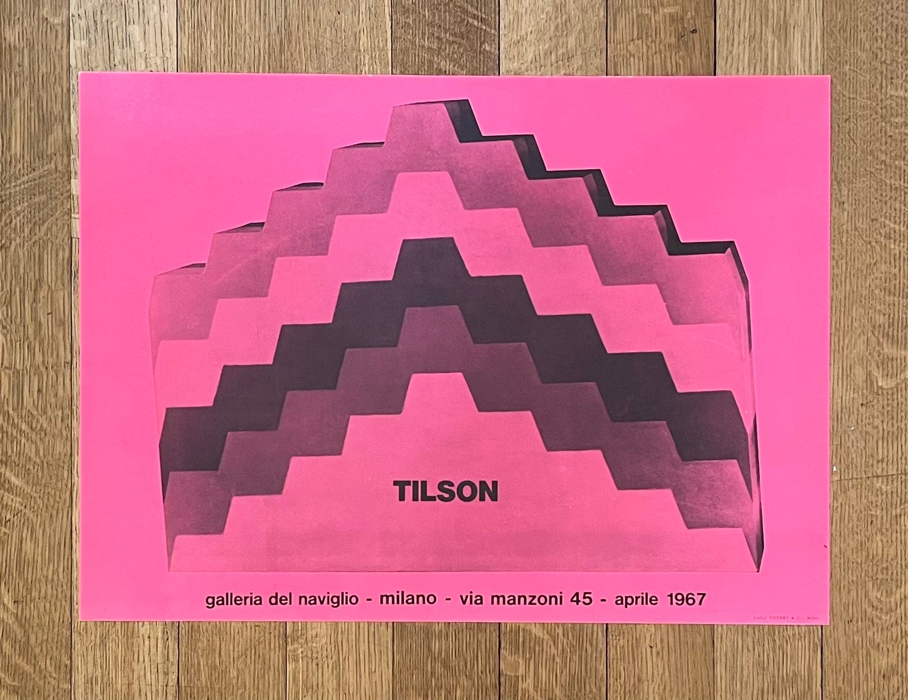 Tilson Kunstausstellung Plakat - 60×43.6cm