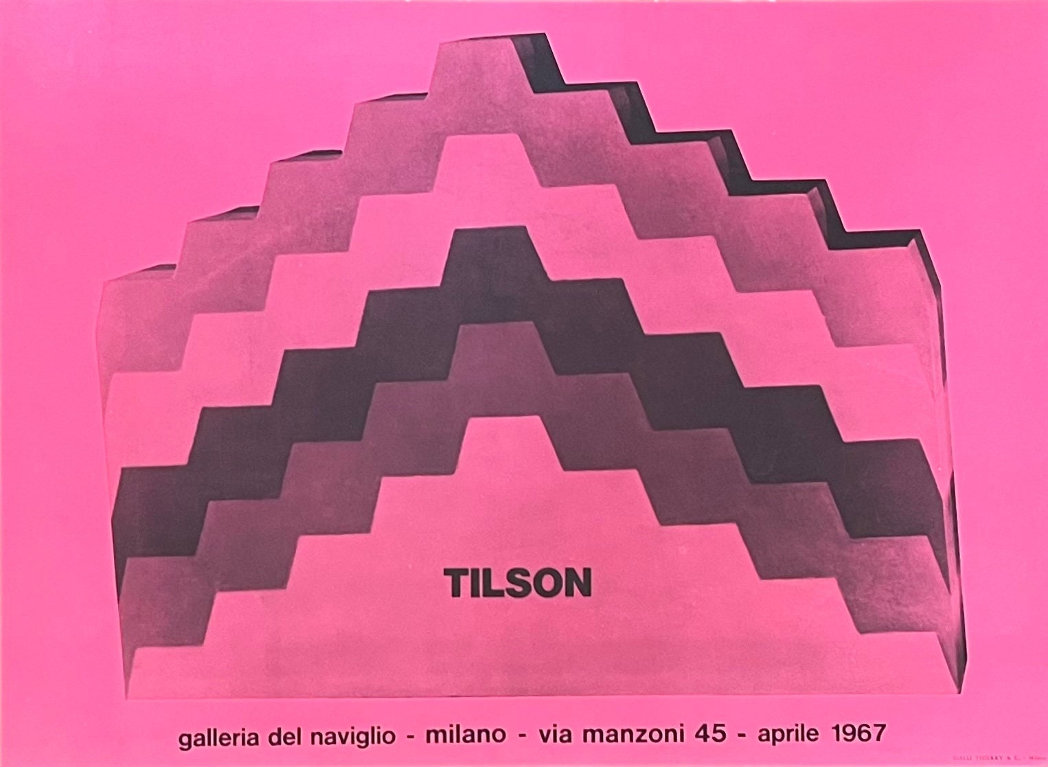 Tilson Kunstausstellung Plakat - 60×43.6cm