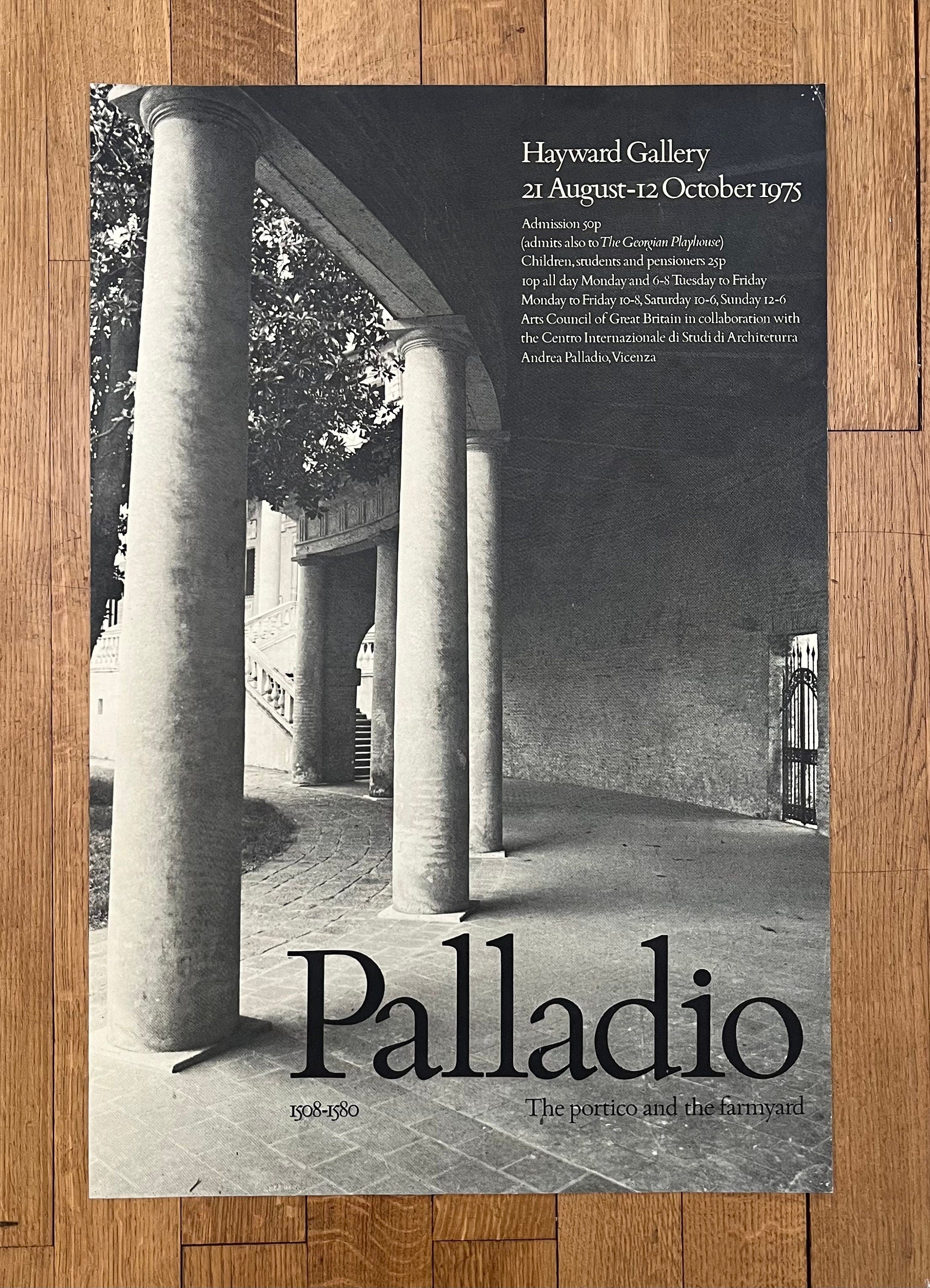 Palladio Hayward Gallery Ausstellungsplakat – 50,7×76 cm (20.0"×29.9")