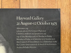 Palladio Hayward Gallery Ausstellungsplakat – 50,7×76 cm (20.0"×29.9")
