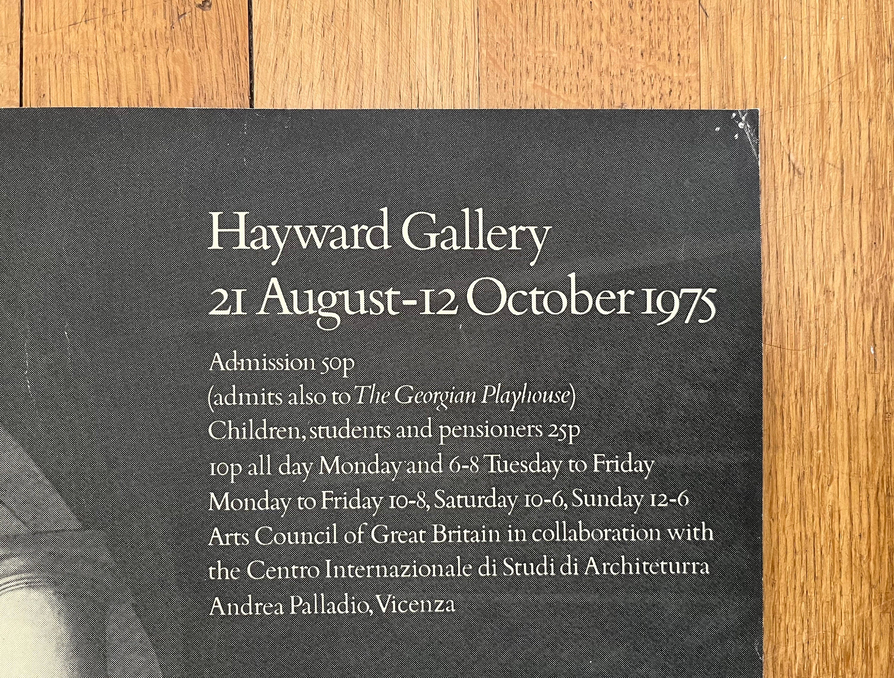 Palladio Hayward Gallery Ausstellungsplakat – 50,7×76 cm (20.0"×29.9")