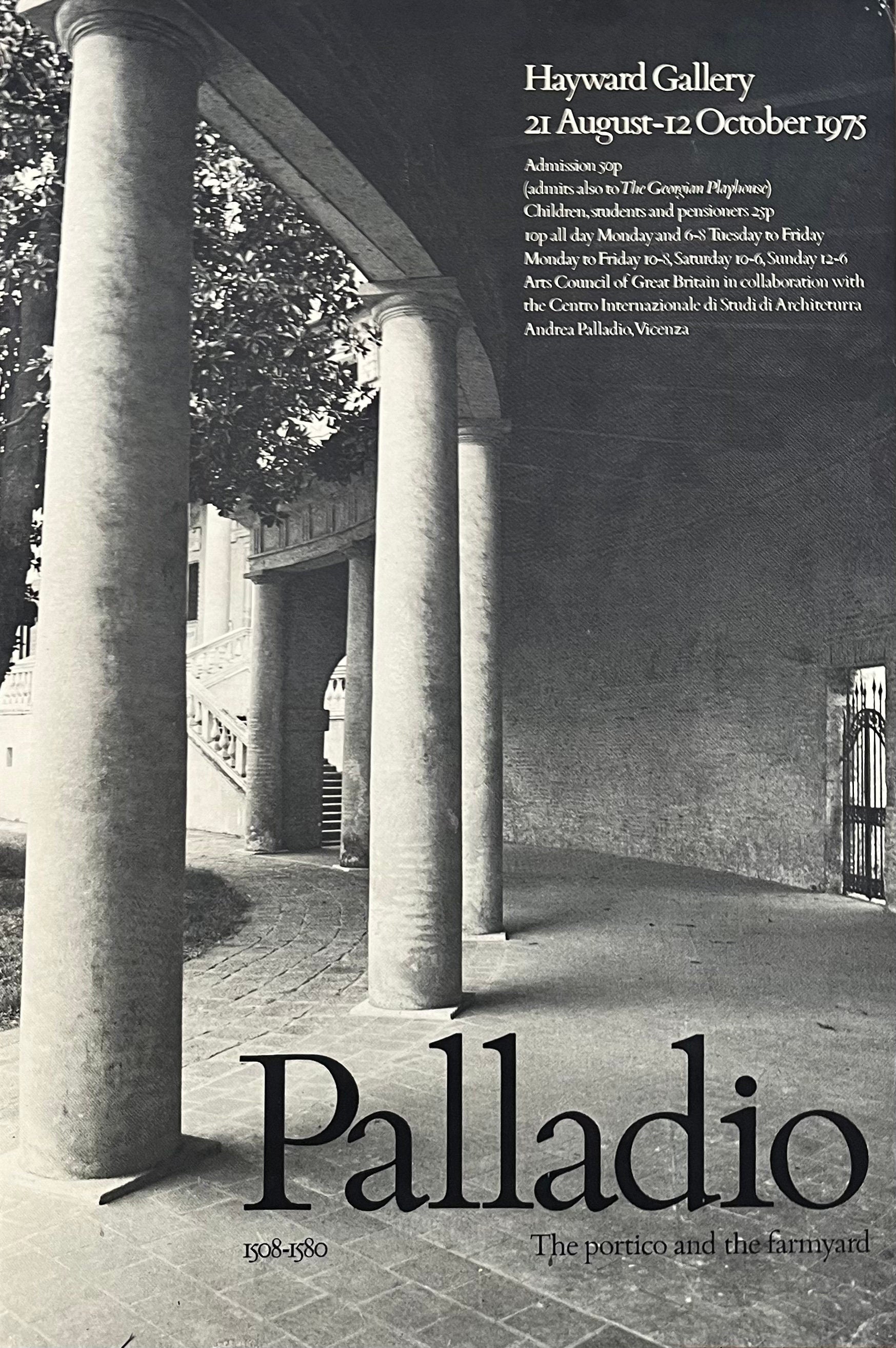 Palladio Hayward Gallery Ausstellungsplakat – 50,7×76 cm (20.0"×29.9")