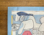 Le Corbusier & Asger Jorn originales Kunstplakat - 70×60cm