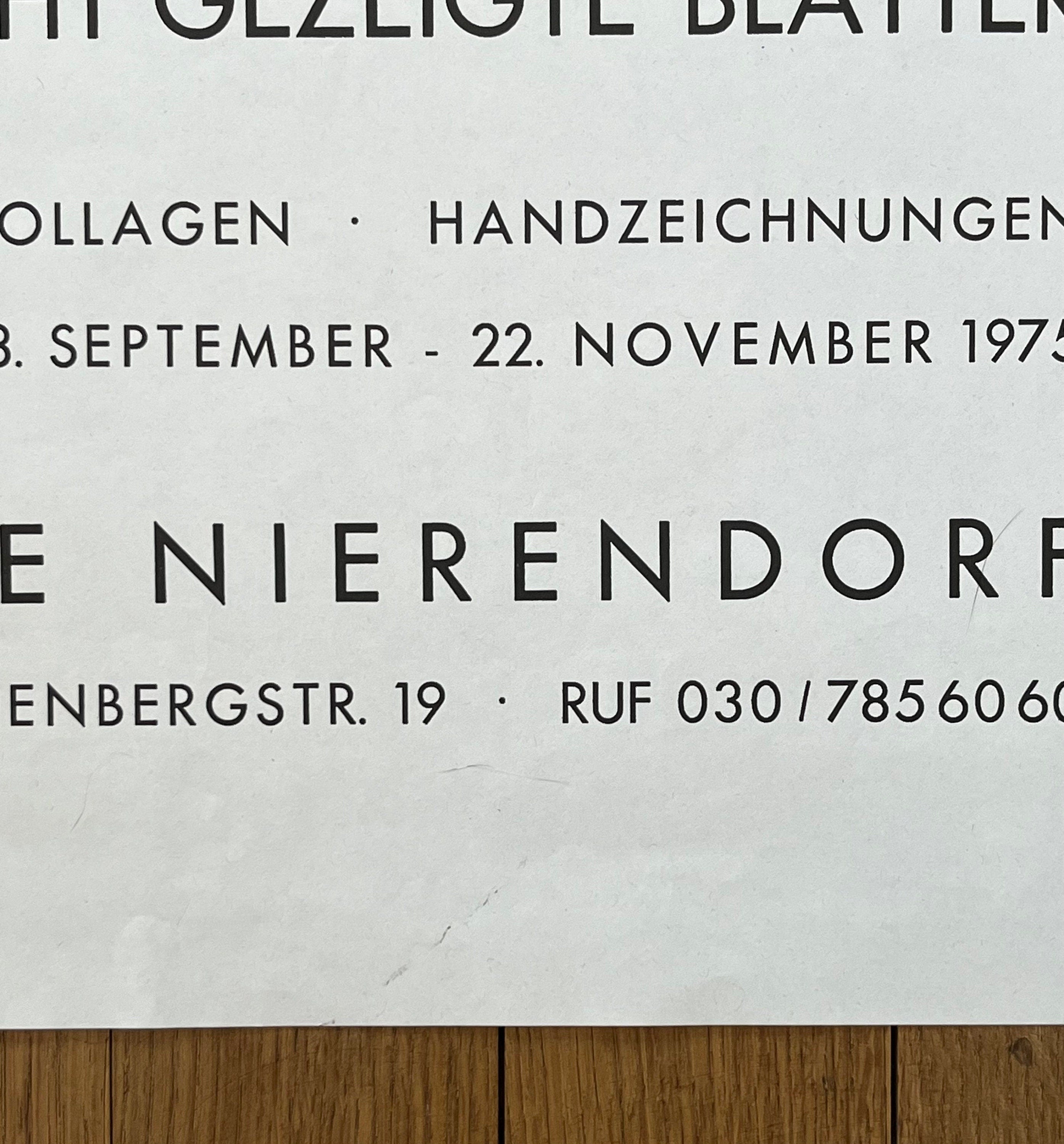 Hannah Höch Original-Kunstplakat – 49×70cm
