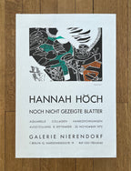 Hannah Höch Original-Kunstplakat – 49×70cm