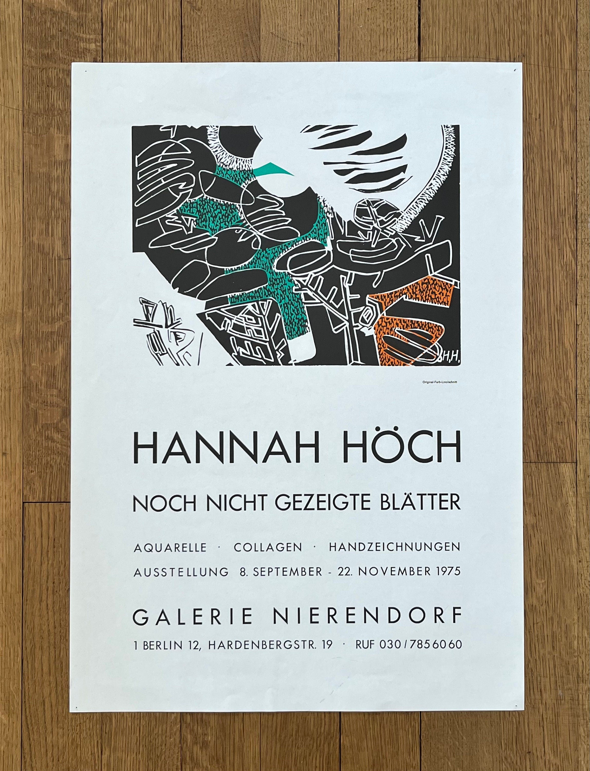 Hannah Höch Original-Kunstplakat – 49×70cm