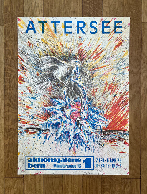 Christian Ludwig Attersee art poster - 19.3"×27.0" (49×68.5cm)