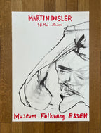 Martin Disler original art poster - 23.4"×33.1" (59.5×84cm)