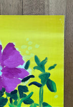 David Hockney original art poster used - 20.1"×28.7" (51×73cm)