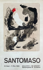 Original-Kunstplakat von Santomaso – 25,0″ × 40,0″ (63,5 × 101,5 cm)