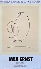 Max Ernst Kunstausstellung Plakat - 38.5×63.6cm