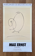 Max Ernst Kunstausstellung Plakat - 38.5×63.6cm