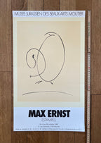 Max Ernst Kunstausstellung Plakat - 38.5×63.6cm