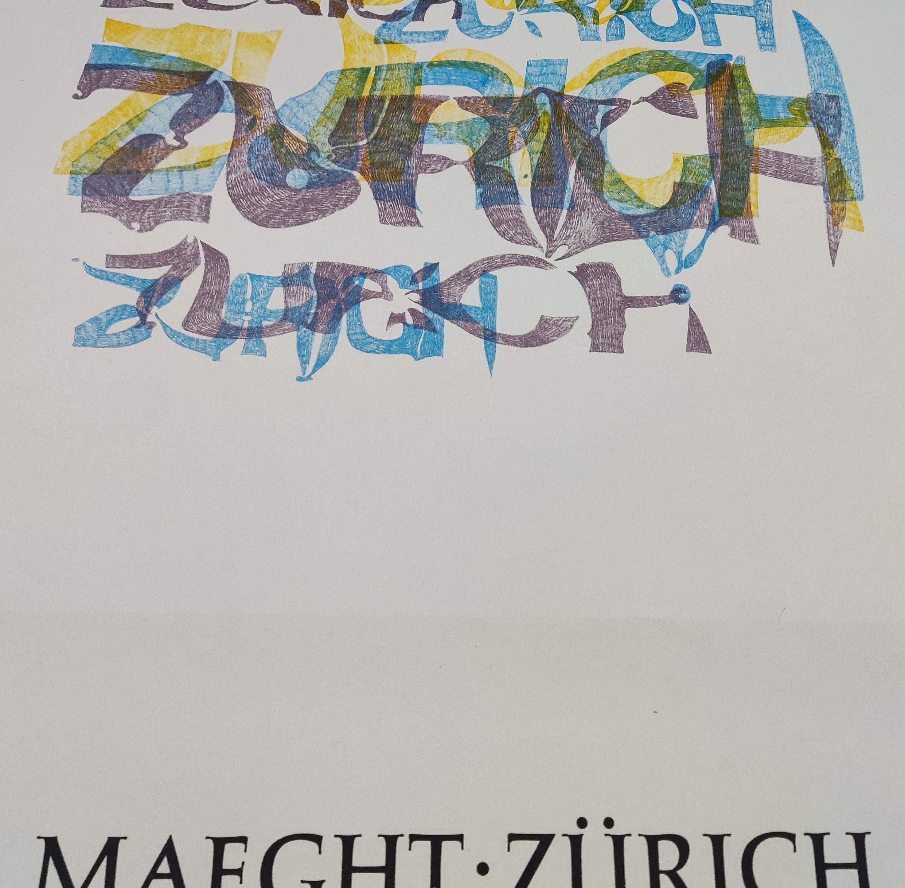 Pol Bury Ausstellungsplakat – 41,7 × 64,8 cm