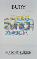 Pol Bury Ausstellungsplakat – 41,7 × 64,8 cm