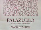 Pablo Palazuelo originales Kunstplakat - 42,4×67 cm